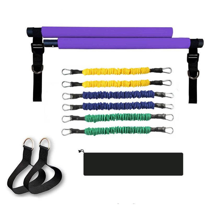 Adjustable Pilates Resistance Stick | Home Workout & Fitness Gear